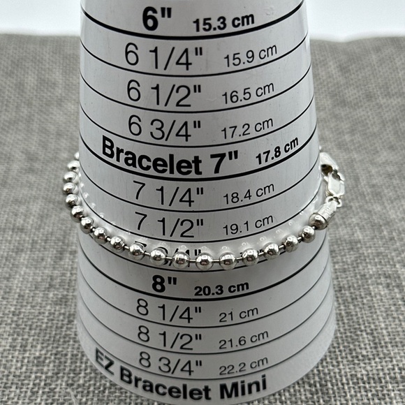 Vintage Sterling silver bracelet Italy #046 - Picture 3 of 8